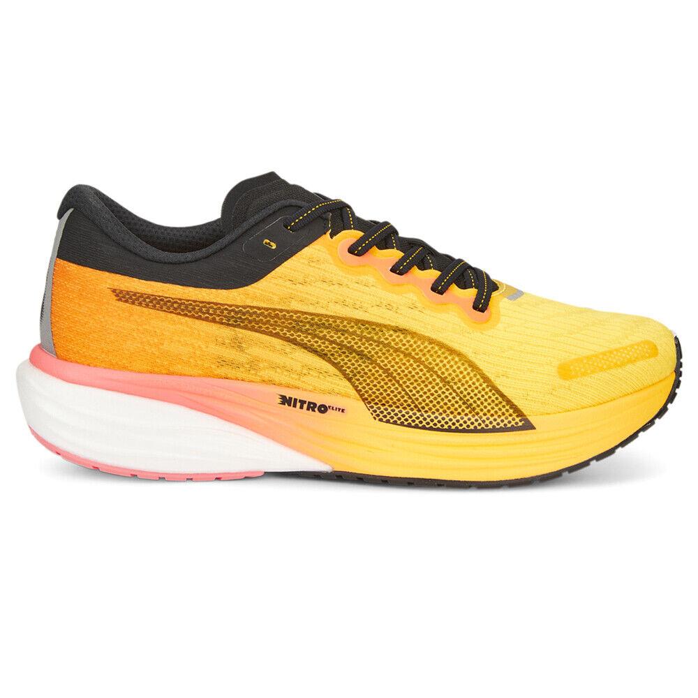 Puma Deviate Nitro 2 Running Mens Orange Sneakers Athletic Shoes 37680703 - Orange