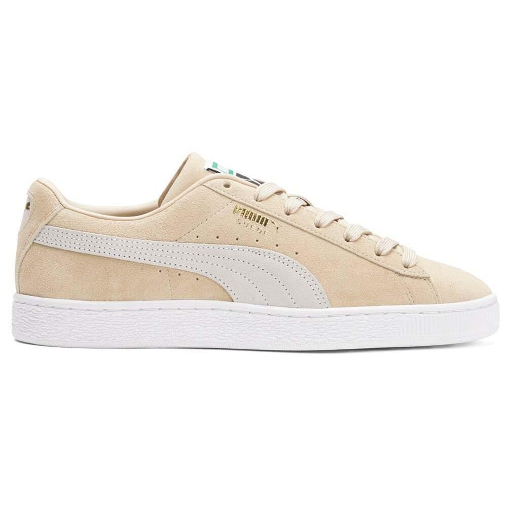 Puma Suede Classic Xxi Lace Up Mens Beige Sneakers Casual Shoes 37491561