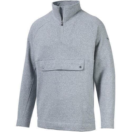 Puma Fusion 1/4 Zip - Quarry Heather