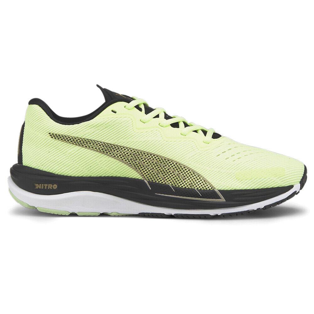 Puma Velocity Nitro 2 75Th Anniversary Running Mens Yellow Sneakers Athletic Sh - Yellow