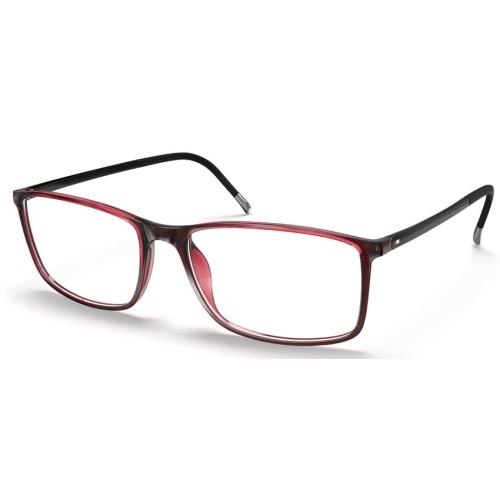 Silhouette Eyeglasses 2934 Spx Illusion 56/16/145 Burgundy Red 2934/75-3310-56MM