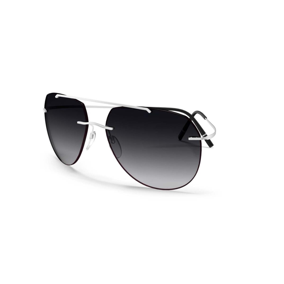 Silhouette Nash Tma Collection 8744 Silver/grey Shaded 7210 Sunglasses