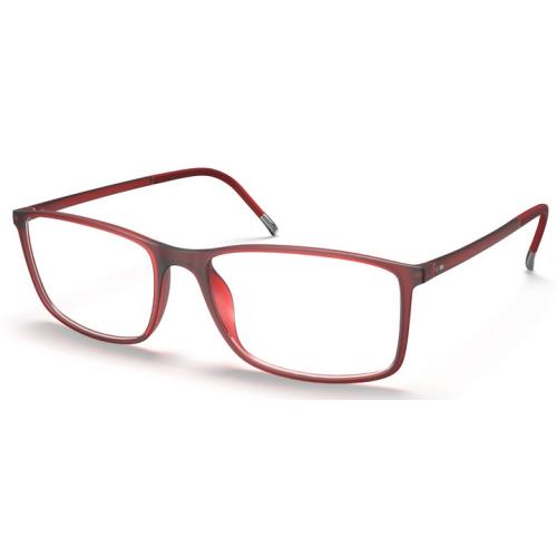 Silhouette Eyeglasses 2934 Spx Illusion 54/16/140 Dark Red 2934/75-3110-54MM