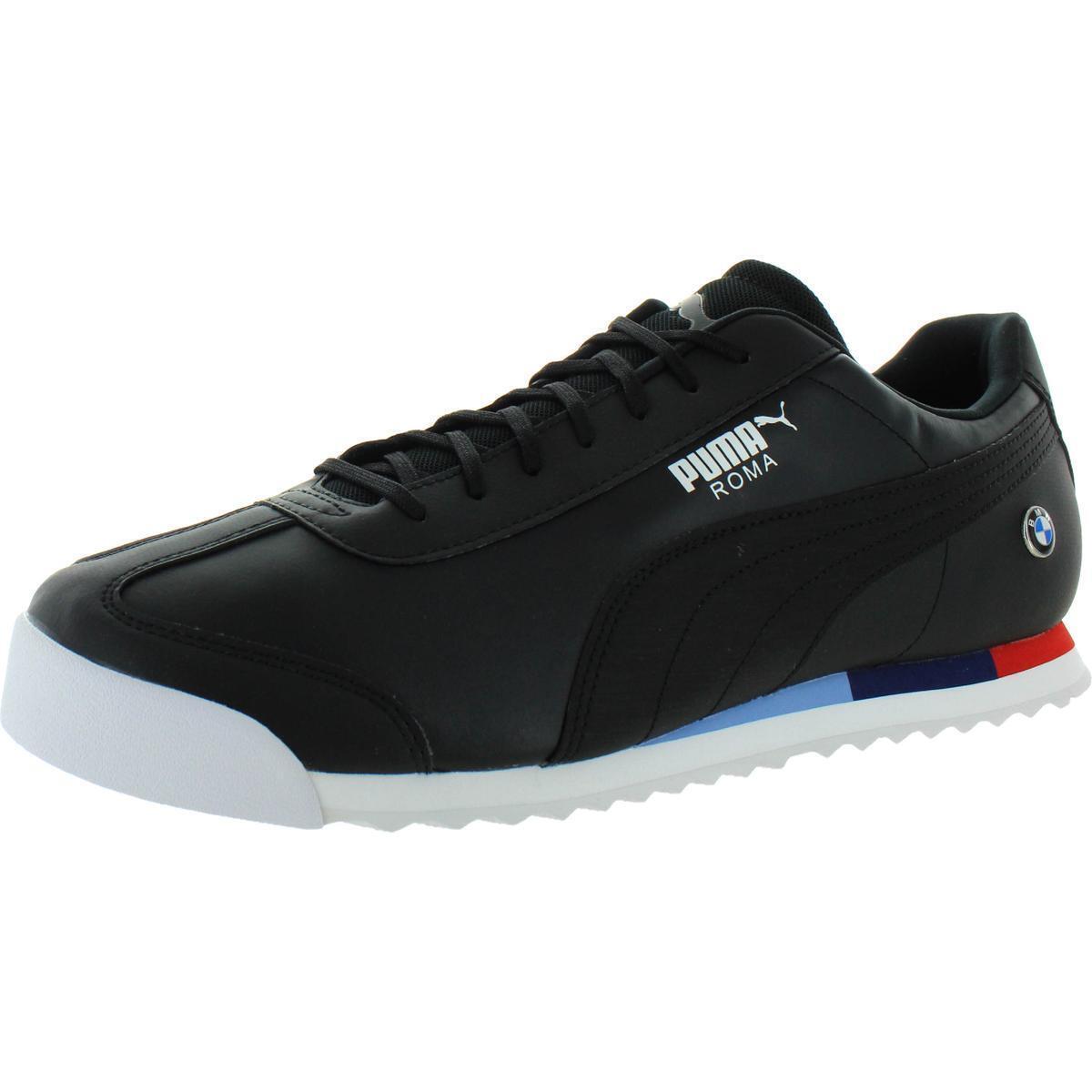 Puma Mens Bmw Mms Roma Black Bmw Fashion Sneakers Shoes 13 Medium D Bhfo 7233 - Puma Black/Puma Black