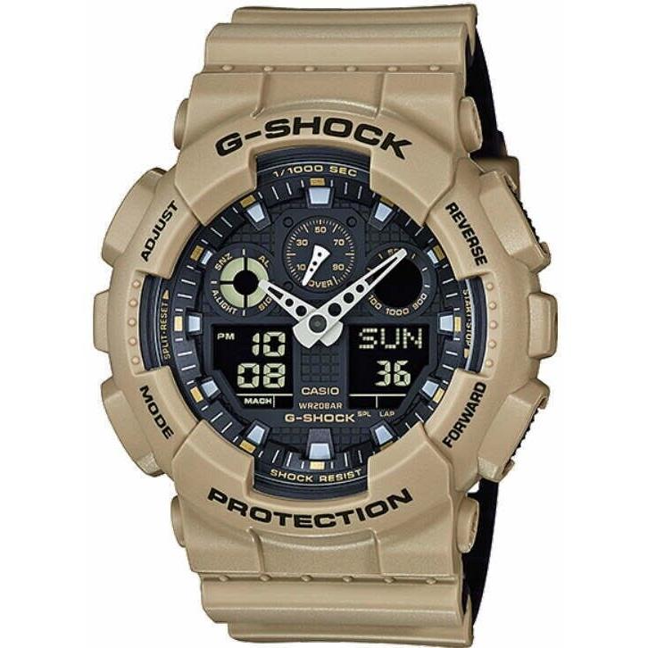 Casio G-shock GA-100L-8A Men`s Beige Watch