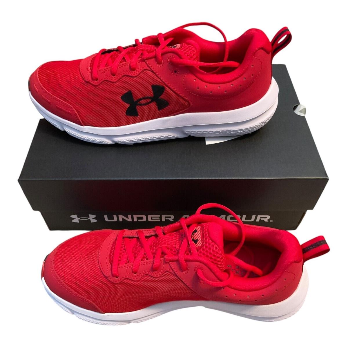 Under Armour Mens Size 11 Charged Assert 10 Running Shoes Red 3026175 600 - Red