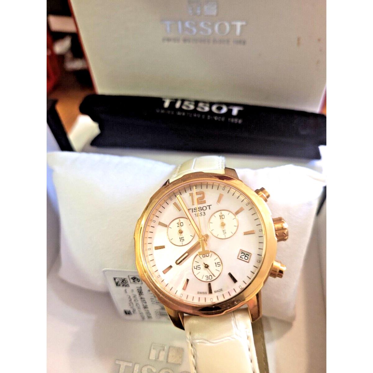 Tissot Men`s Quickster Quartz Chronograph Watch W/boxes