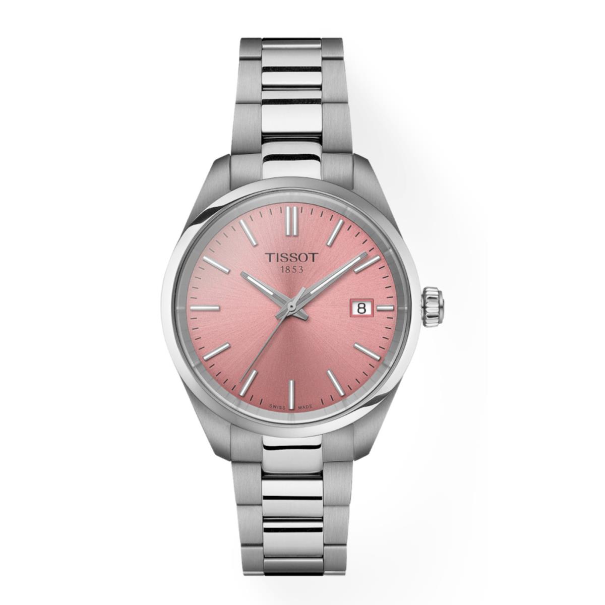 Tissot PR 100 T150.210.11.331.00 Pink Dial 34 mm Steel Quartz Women`s Watch