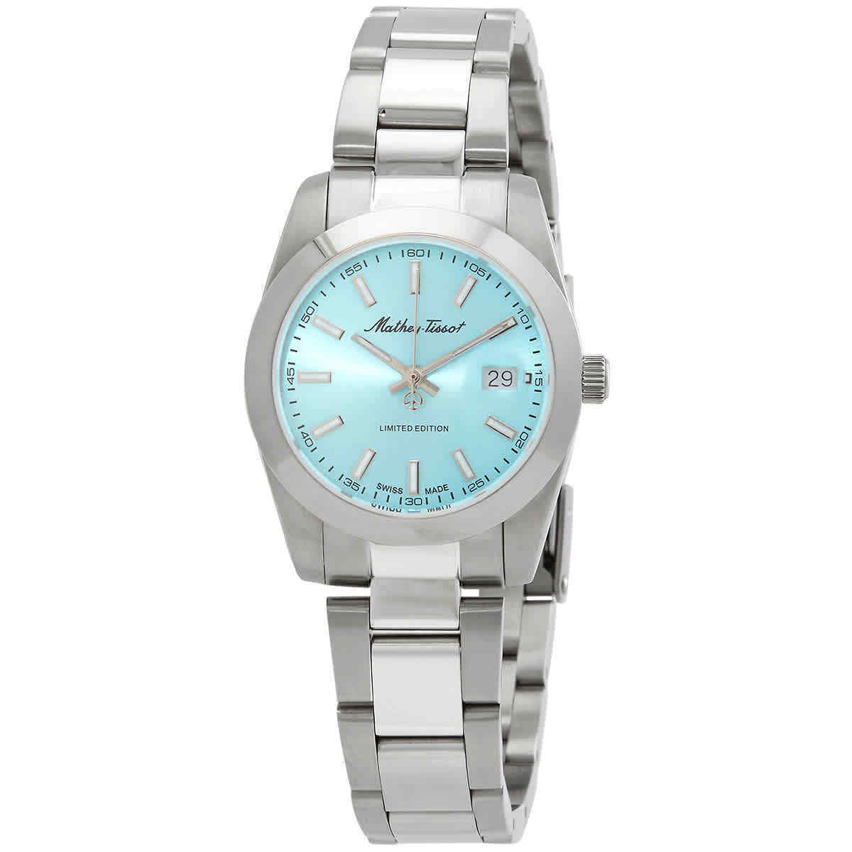 Mathey-tissot Mathy I LE Quartz Blue Dial Ladies Watch D451BU