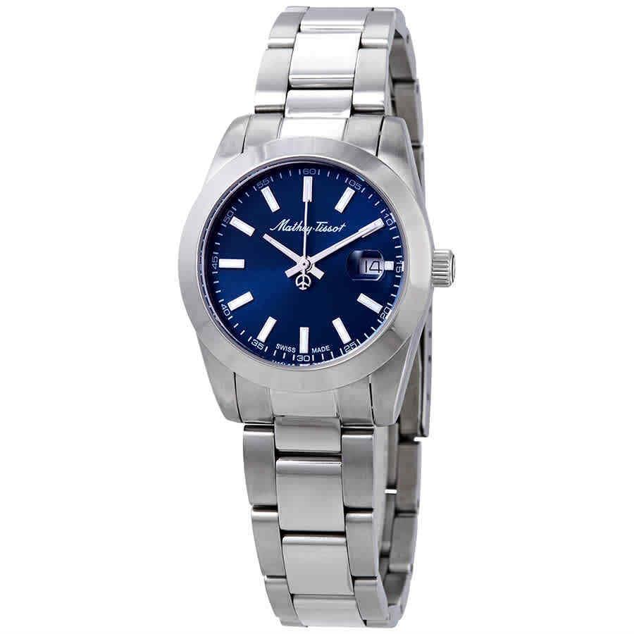 Mathey-tissot Mathey I Quartz Blue Dial Ladies Watch D450ABU