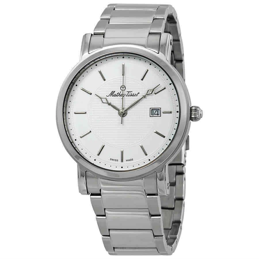 Mathey-tissot City Metal White Dial Men`s Watch HB611251MAI