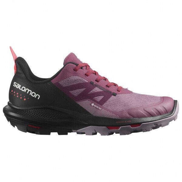 Salomon Women`s Outpulse Gore-tex Hiking Shoe Tulipwood/black/poppy Red