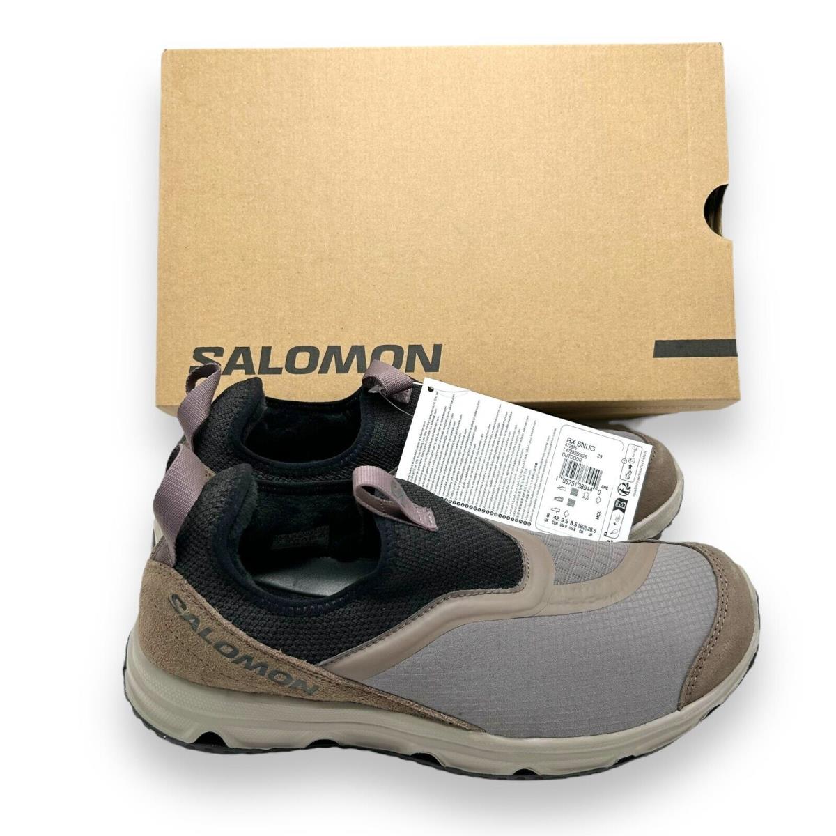 Salomon RX Snug Men`s Size 8.5 Womens Size 9.5 US 472825 Khaki Black Athletic