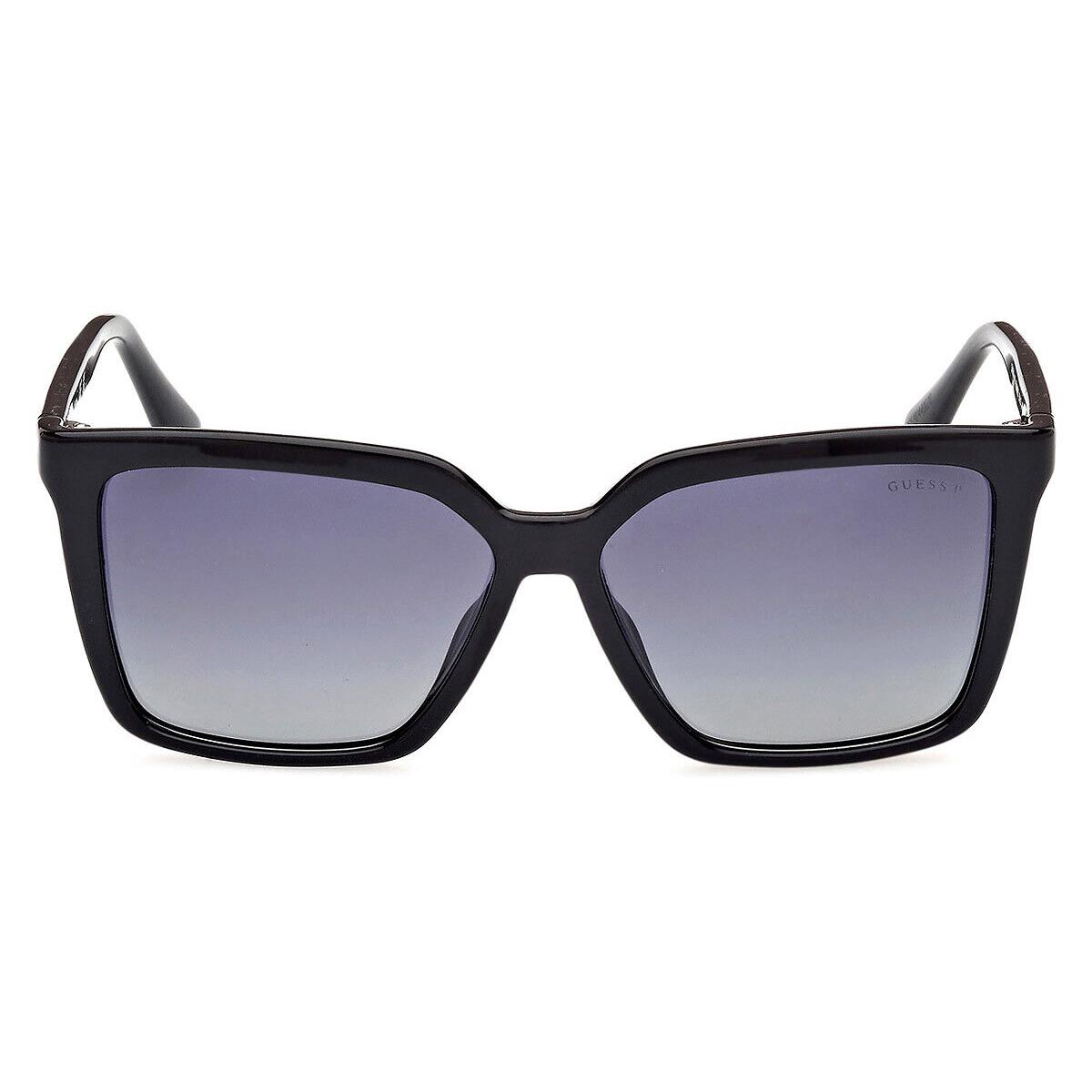 Guess GU00099 Sunglasses Women Shiny Black 55mm