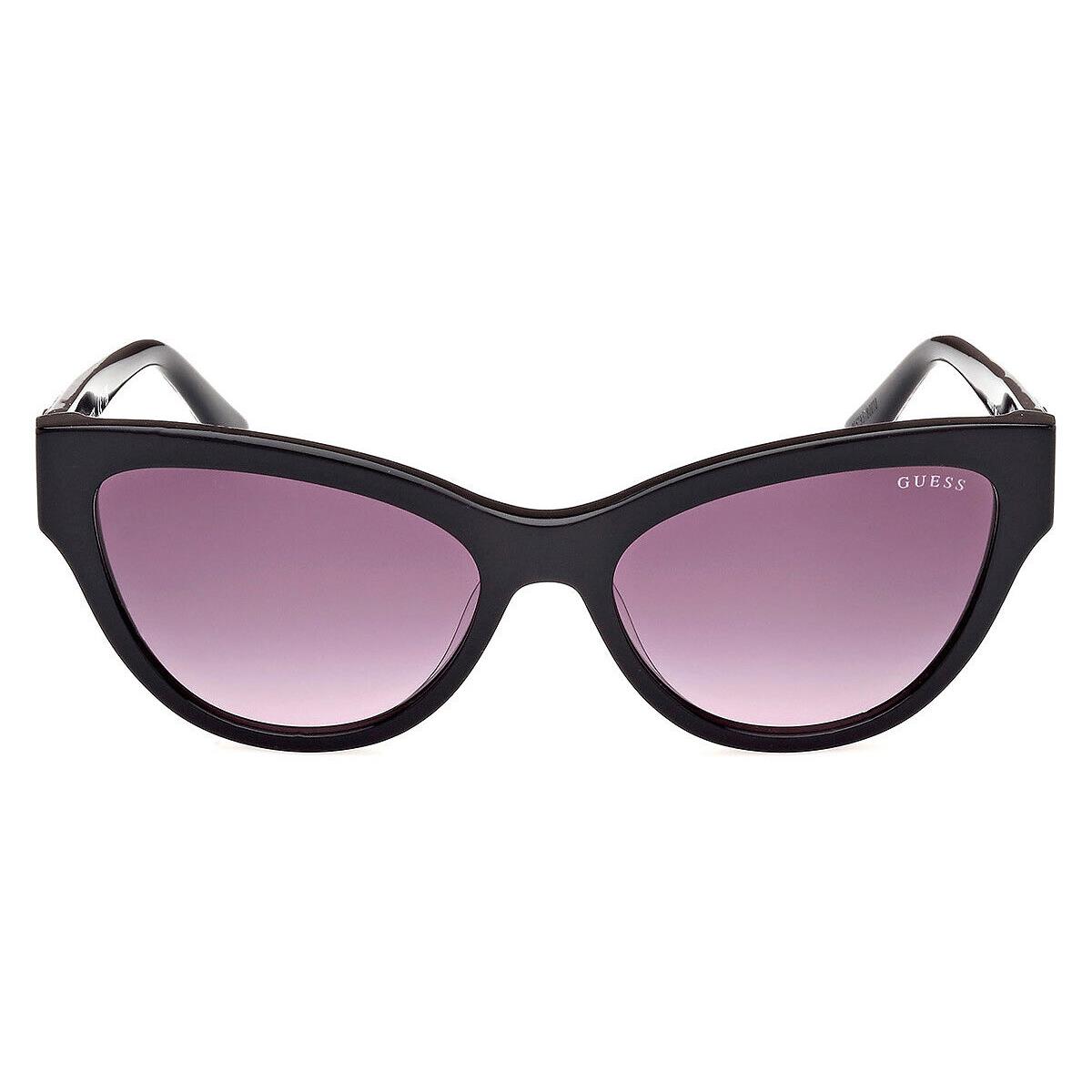 Guess GU00112 Sunglasses Women Shiny Black 56mm