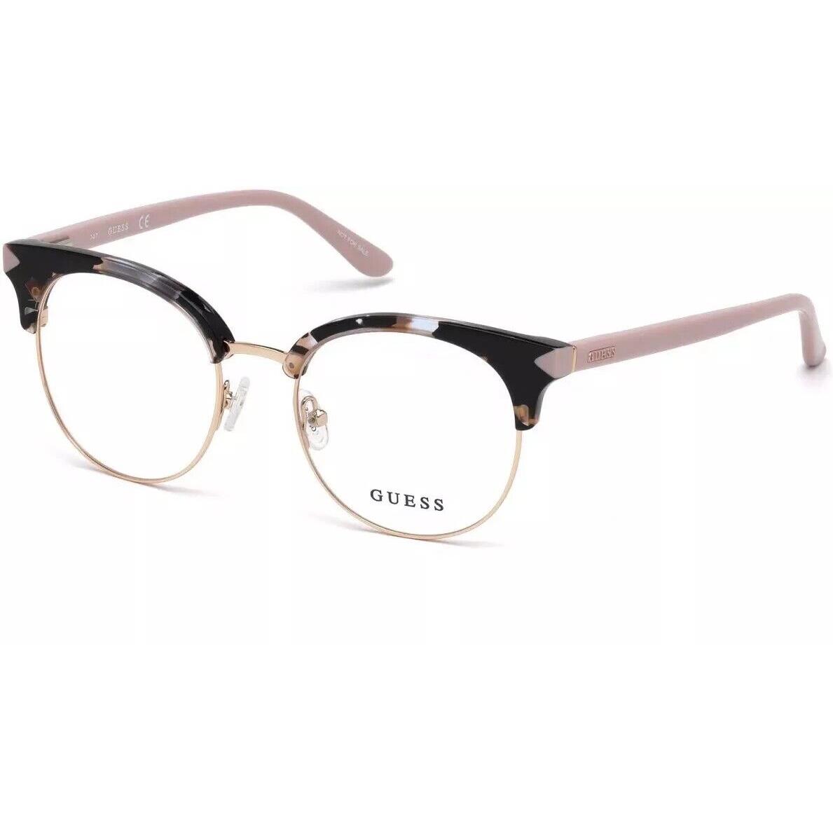 Guess GU2671-055-49 Havana Metal Eyeglasses