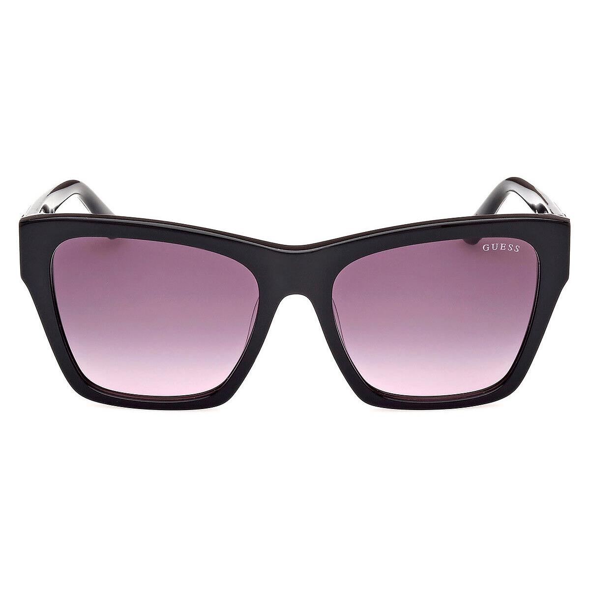 Guess GU00113 Sunglasses Women Shiny Black 55mm