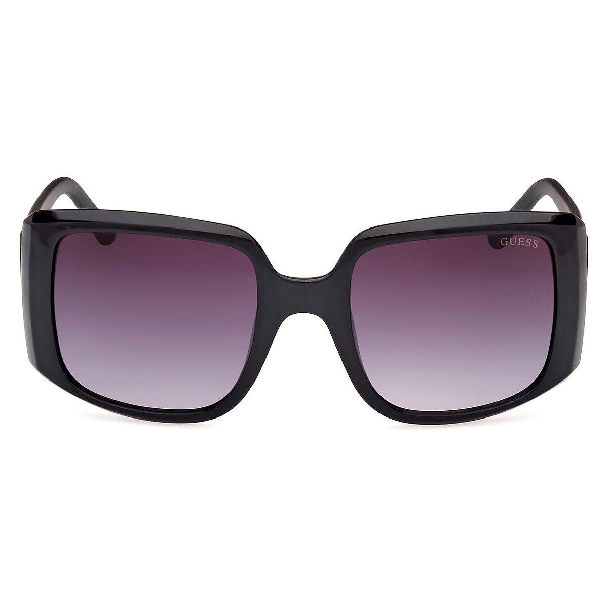 Guess GU00097 Sunglasses Women Shiny Black 53mm