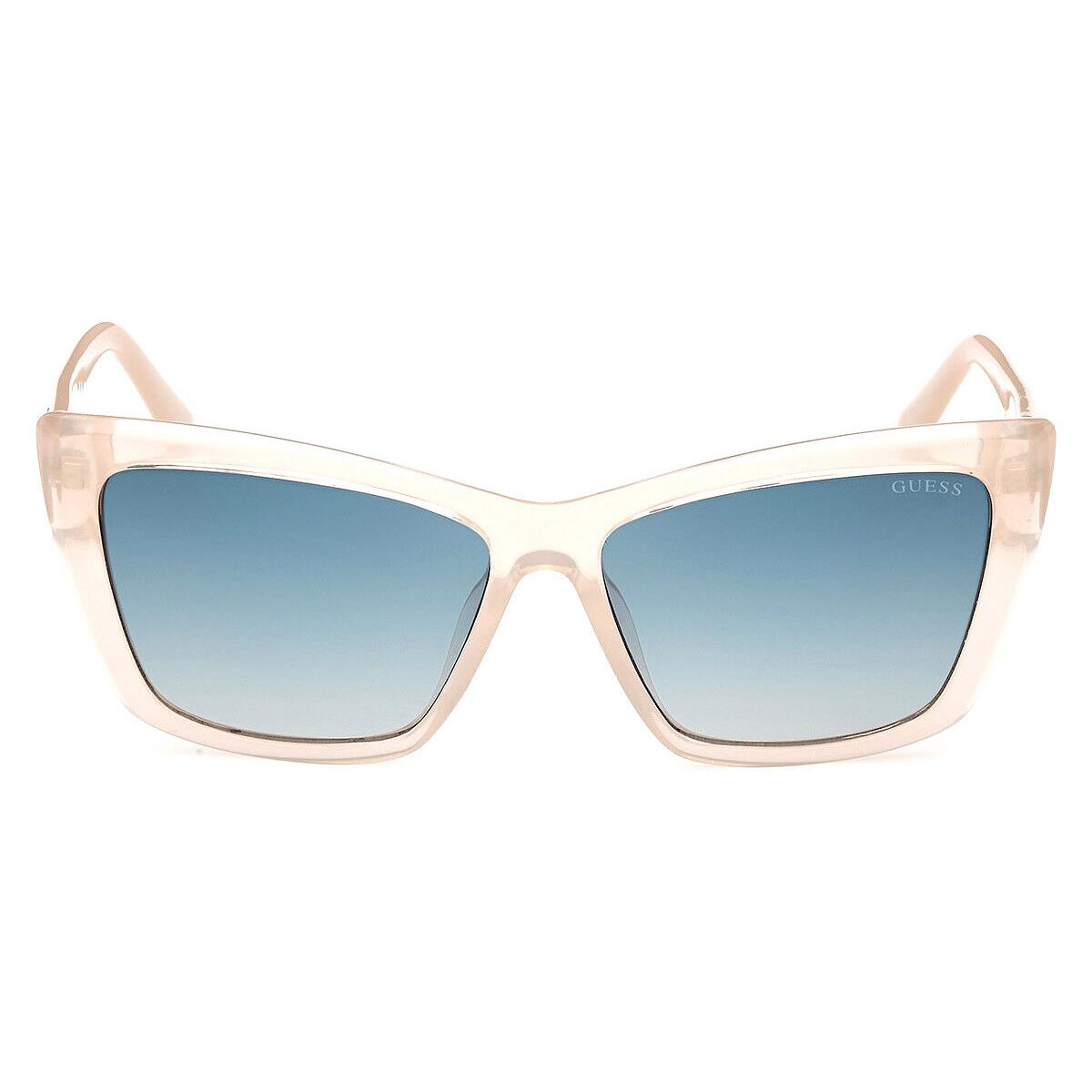 Guess GU00098 Sunglasses Women Shiny Ivory 55mm