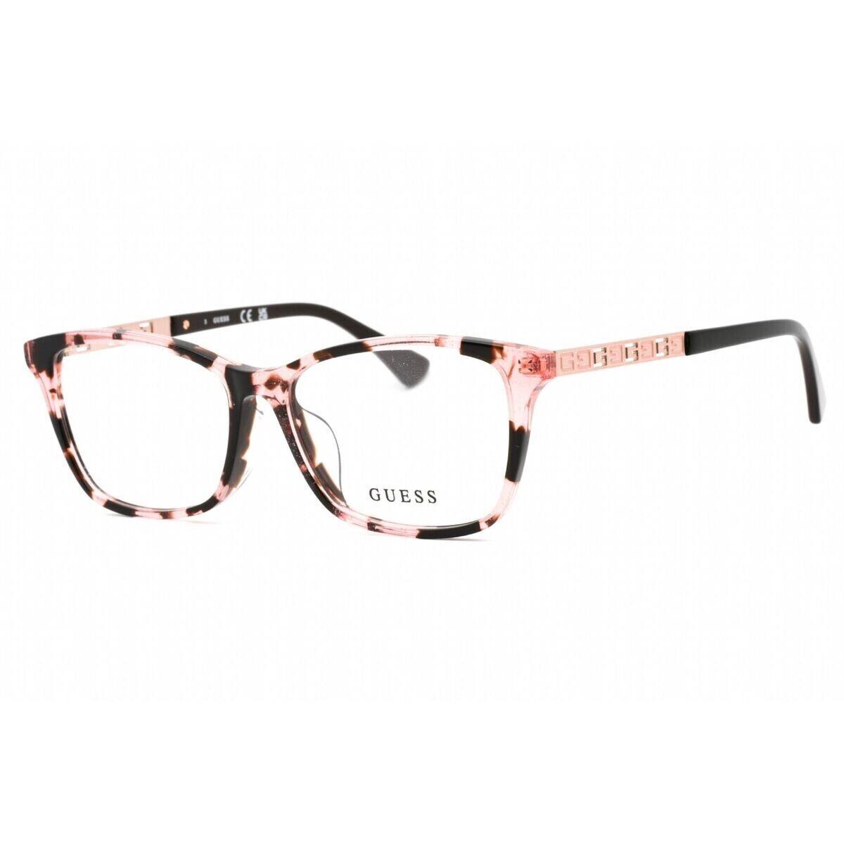 Guess GU2773-D 074 Pink Tortoise Plastic Optical Eyeglasses Frame 54-14-140