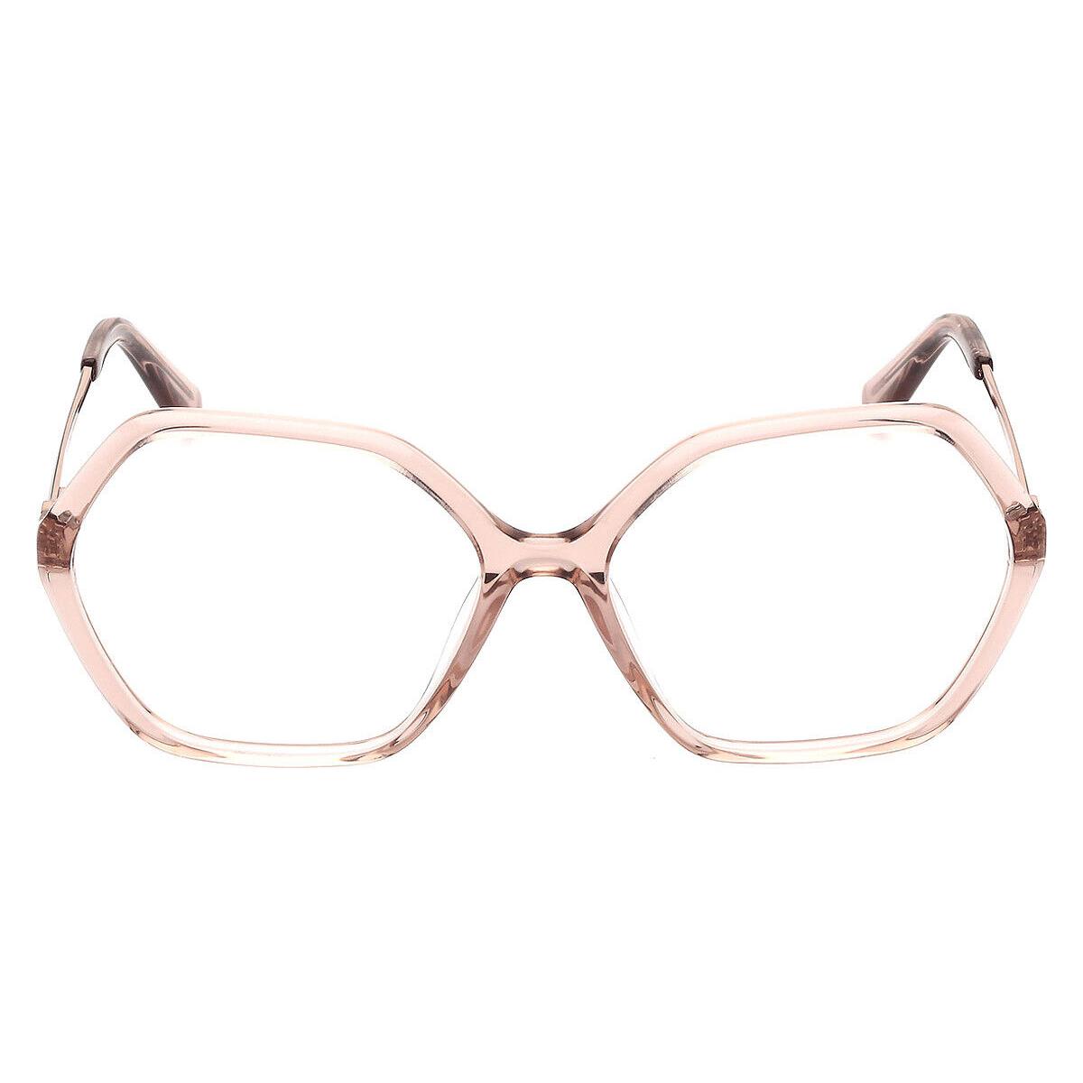 Guess GU50149 Eyeglasses Women Shiny Beige 54mm