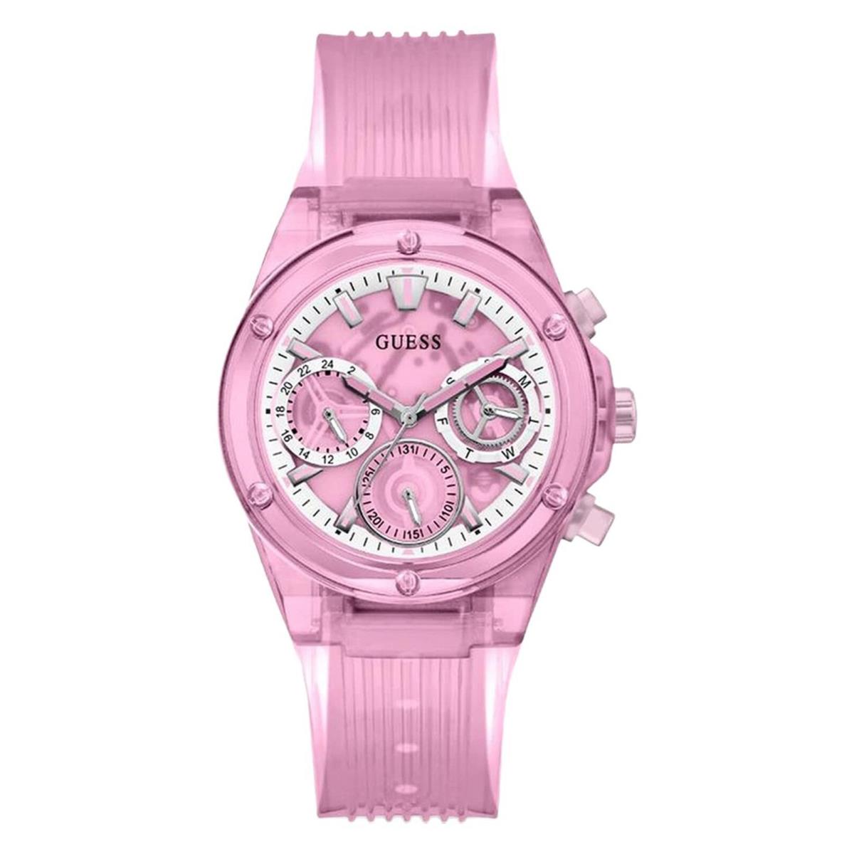 Guess Ladies 39mm Watch - Pink Strap Pink Dial Pink GW0438L2