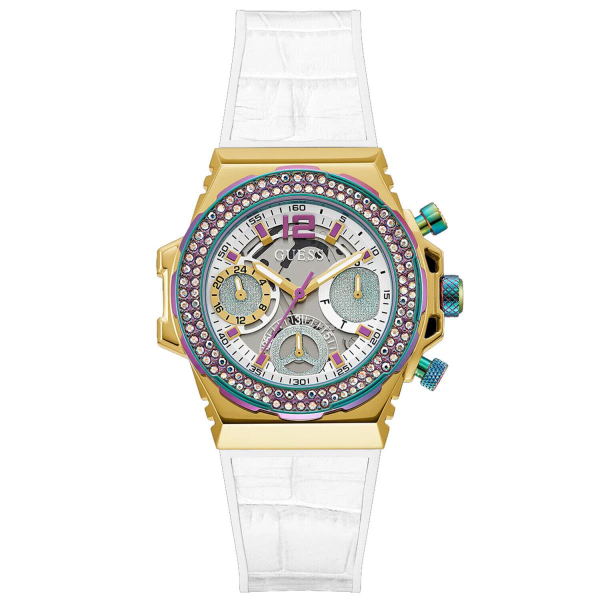 Guess Women`s Fusion White Dial Watch - GW0553L2