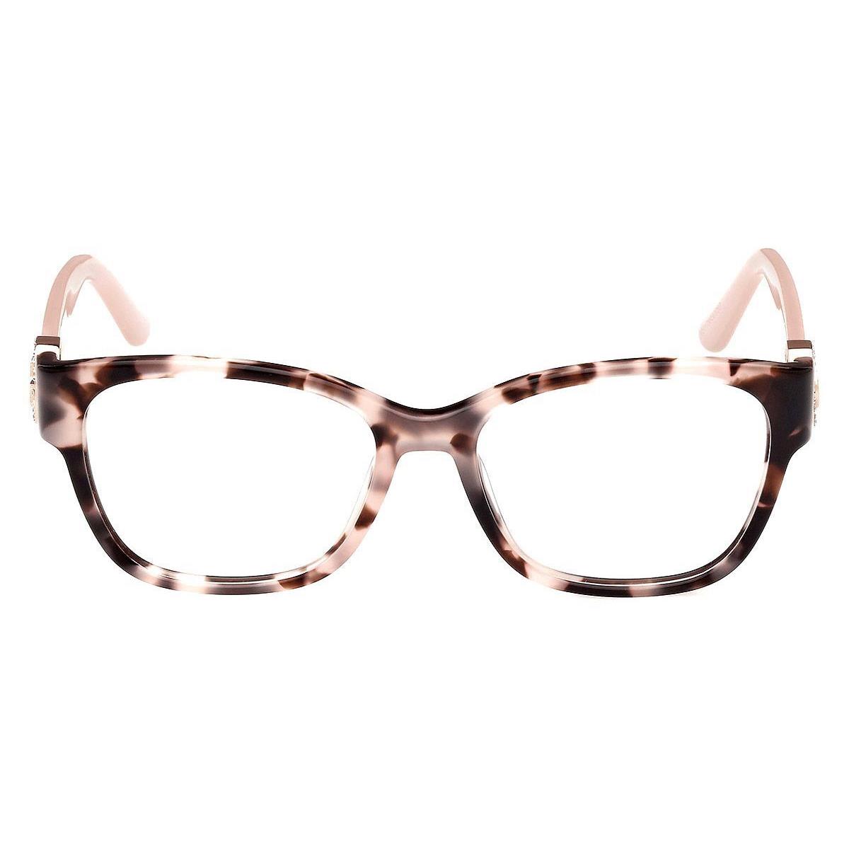 Guess GU50120 Eyeglasses Women Colored Havana 52mm