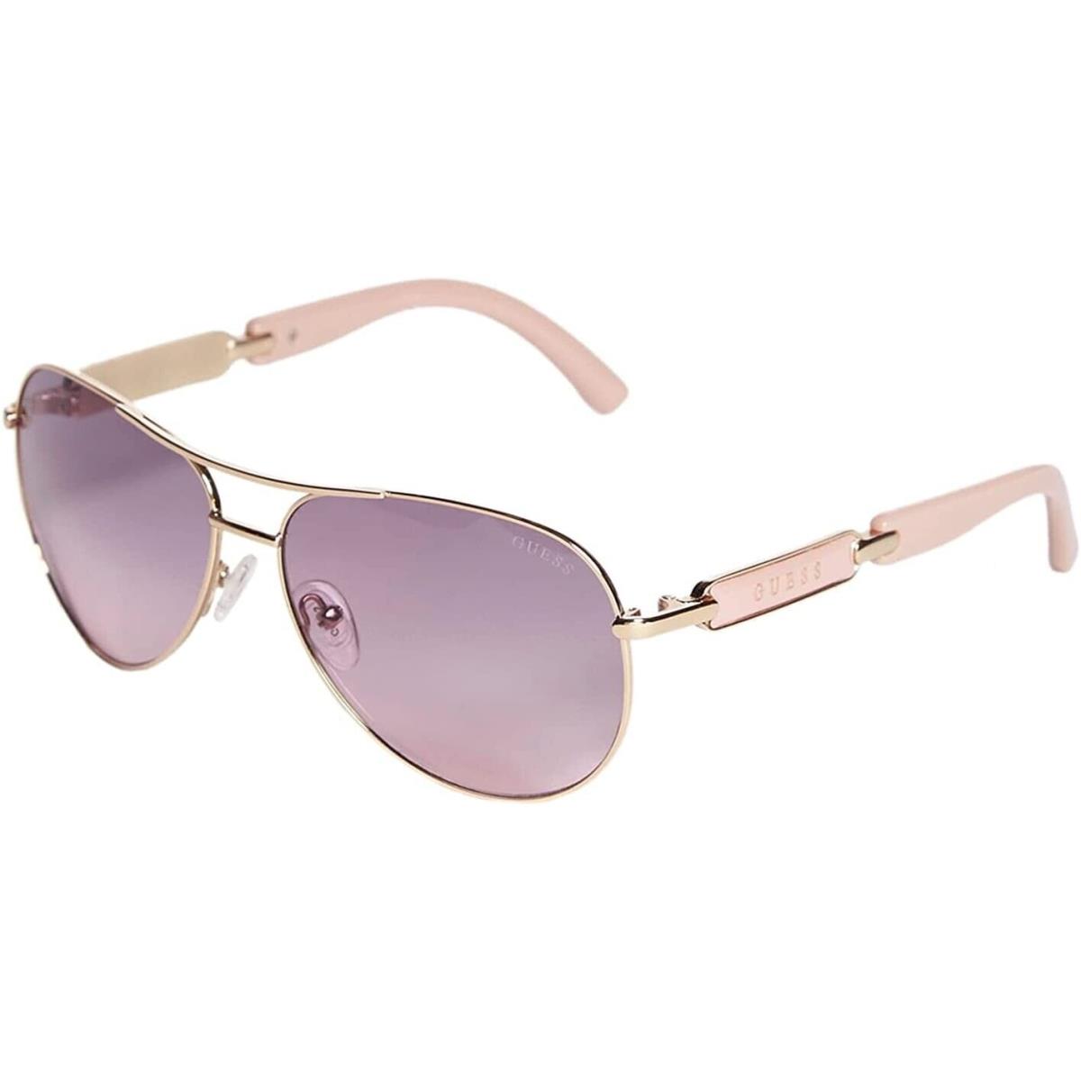 Guess Women`s Metal Aviator Sunglasses