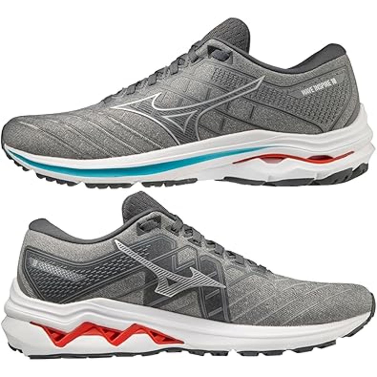 Mizuno Wave Inspire 18 Mens Running Shoes Ultimate Grey-silver New-original Box