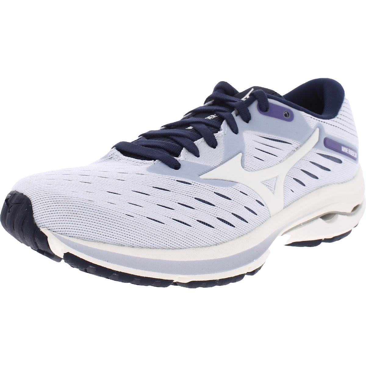 Mizuno Womens Wave Rider 24 Blue Gym Running Shoes 12 Medium B M Bhfo 2923 - Arctic Ice/Snow White