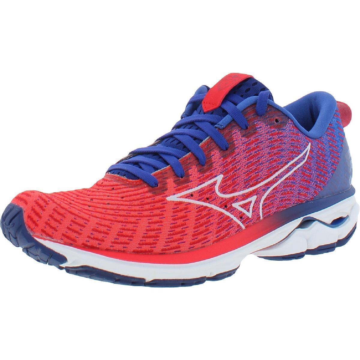 Mizuno Womens Wave Rider 23 Navy Running Shoes Sneakers 6 Medium B M Bhfo 2465 - Red/White/Navy