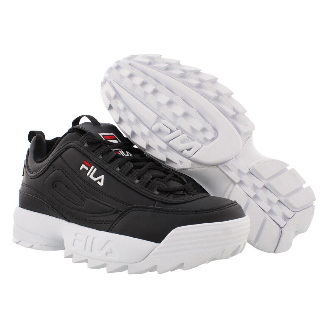 Fila Disruptor Low Mens Shoes - Black, Main: Black