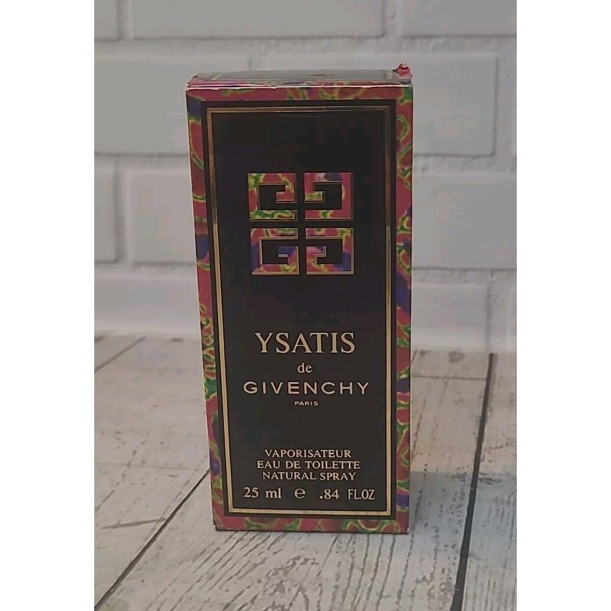 Vintage Ysatis de Givenchy Edt Paris 25 Ml. .84 Fl Oz.natural Spray