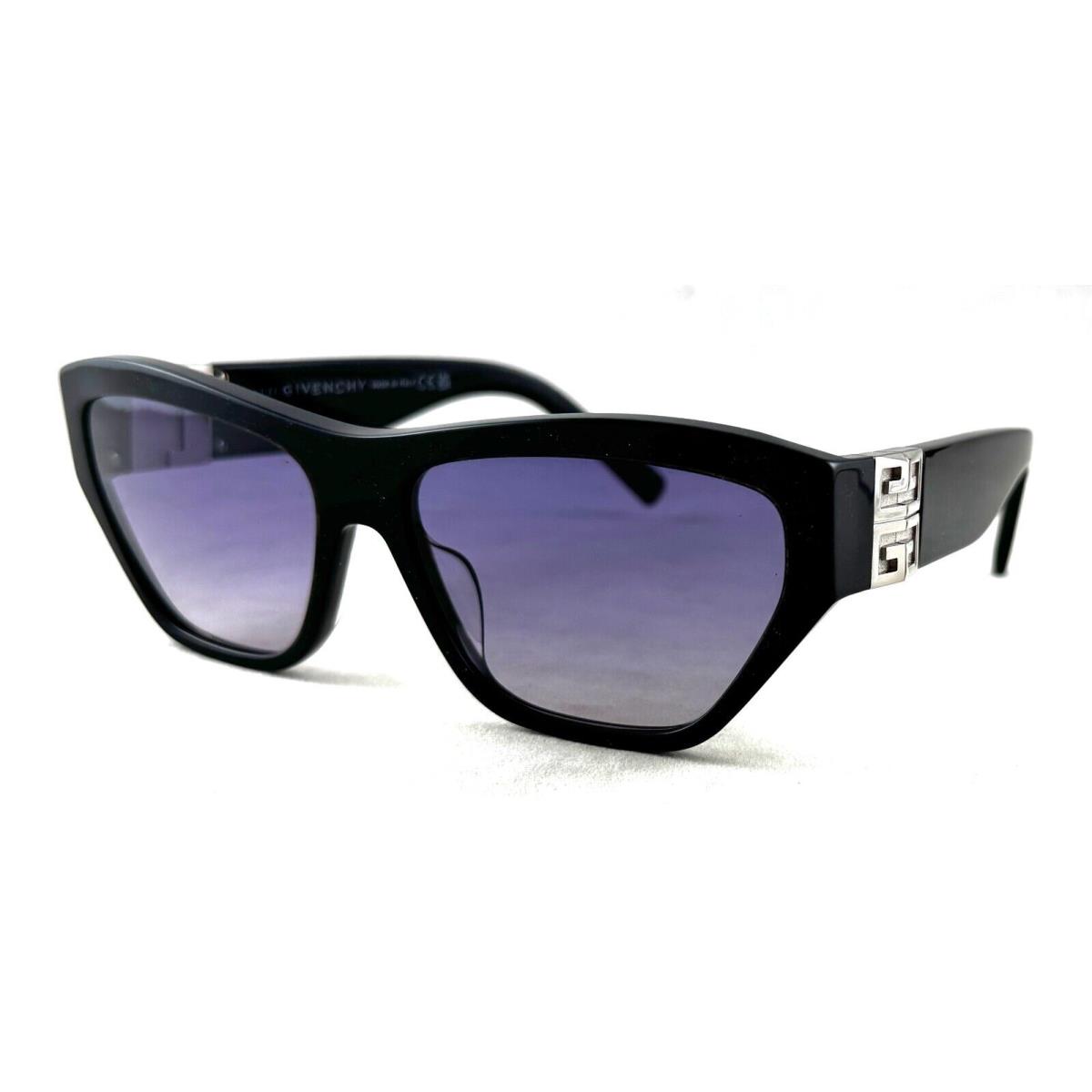 Givenchy GV40045I GV 40045I 05Z Black/silver Sunglasses 58-15-130