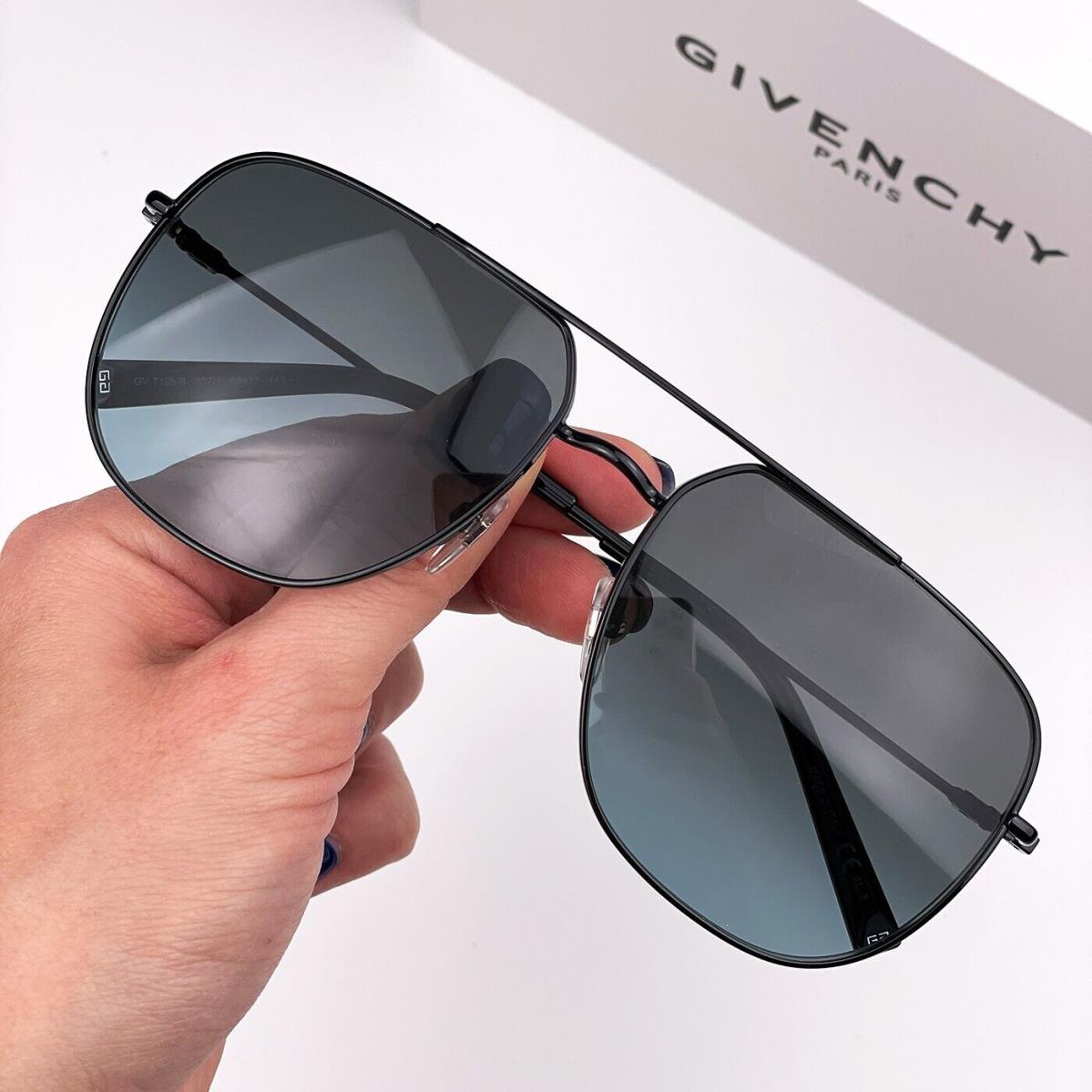 Givenchy GV7195/S 807 Unisex Black Sunglasses