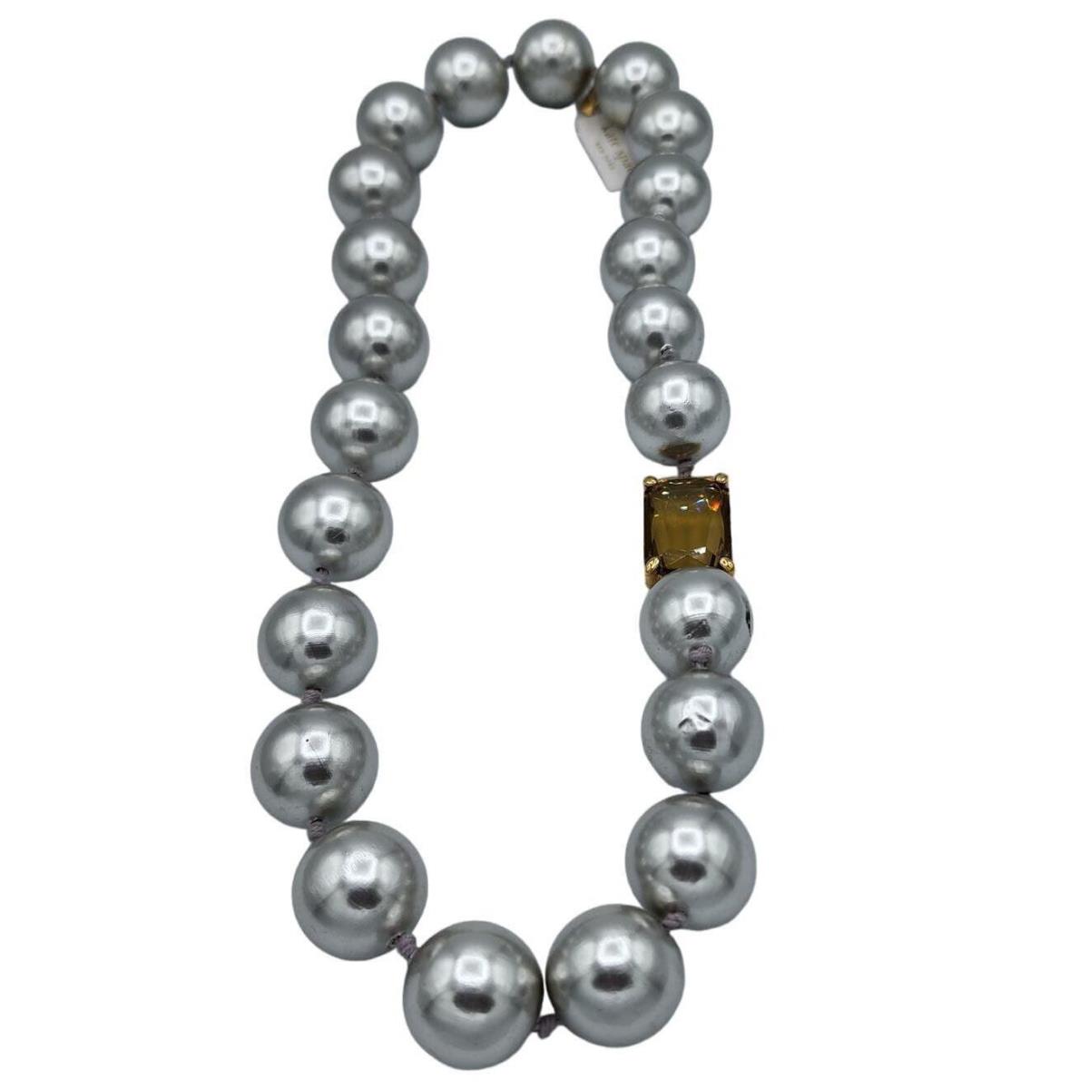 Kate Spade Pearl Street Silver Necklace