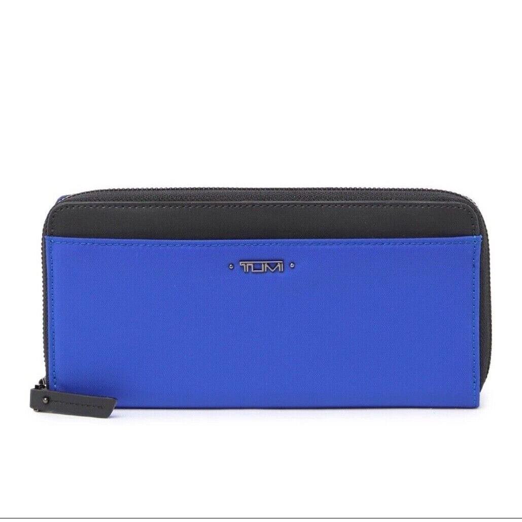 Tumi Vista Zip-around Wallet 120792-7709/120791-7706/120791-1041/120792-8303 Dazzling Blue