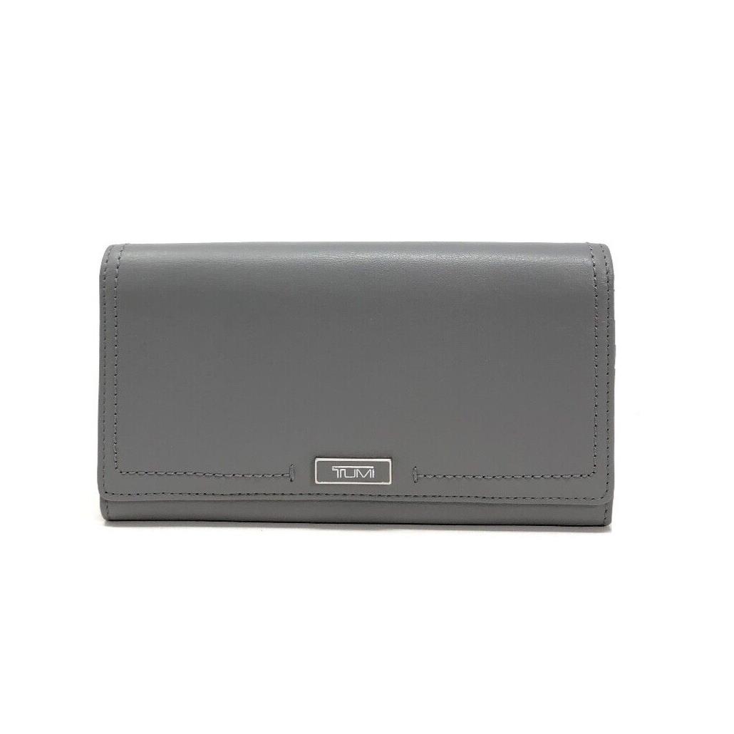 Tumi Parker Leather Envelope Wallet Cool Grey 120762-2447