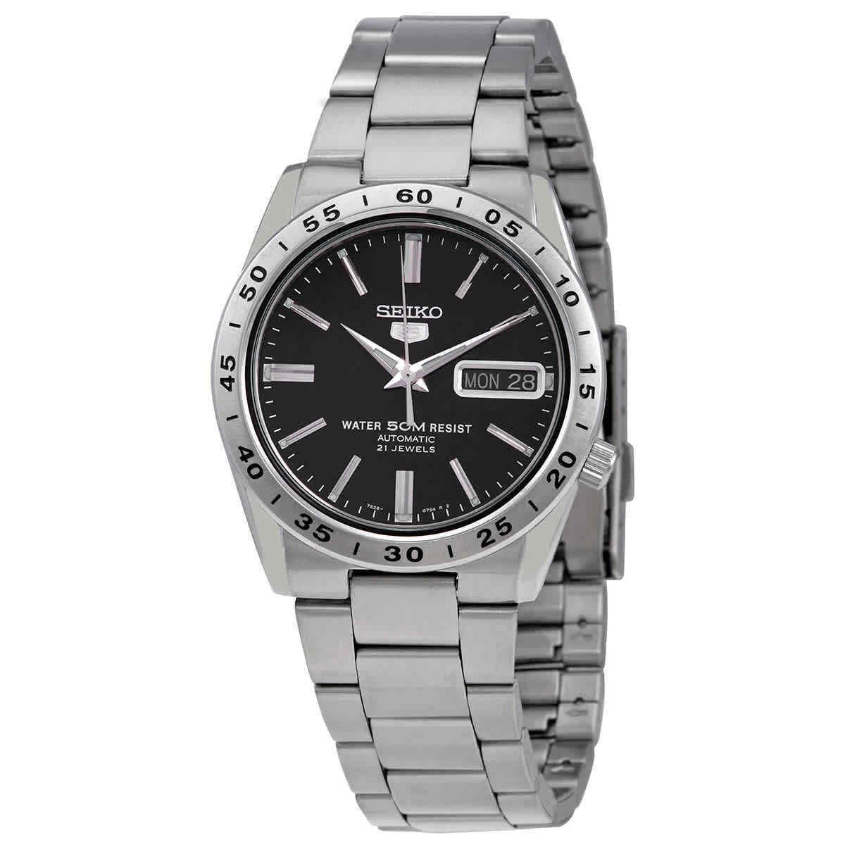 Seiko 5 Automatic Black Dial Men`s Watch SNKE01K1