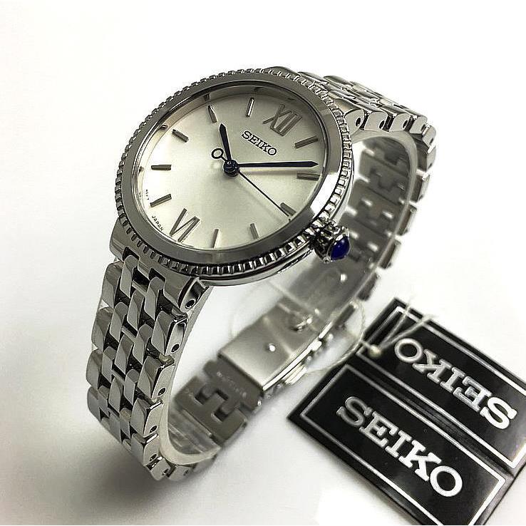 Women`s Seiko Stainless Steel Elegant Dressy Watch SRZ507 SRZ507P1