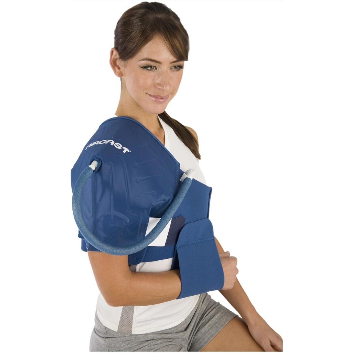 Aircast Shoulder Cuff Wrap Cold Therapy Compression Ice Pack -one Size Fits Most