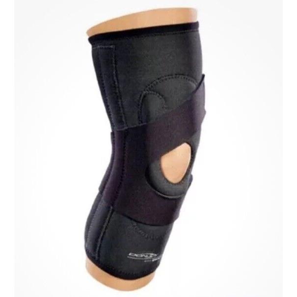 DJ Ortho/donjoy Lat Pat Knee Brace Sprt LT Xxl Blk For Support of The Patella