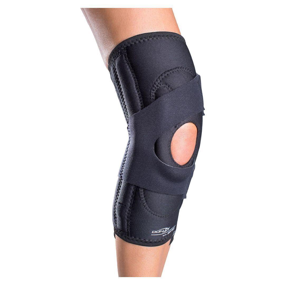 Donjoy Drytex Lateral J Buttress Patella Large Black Knee Support Brace