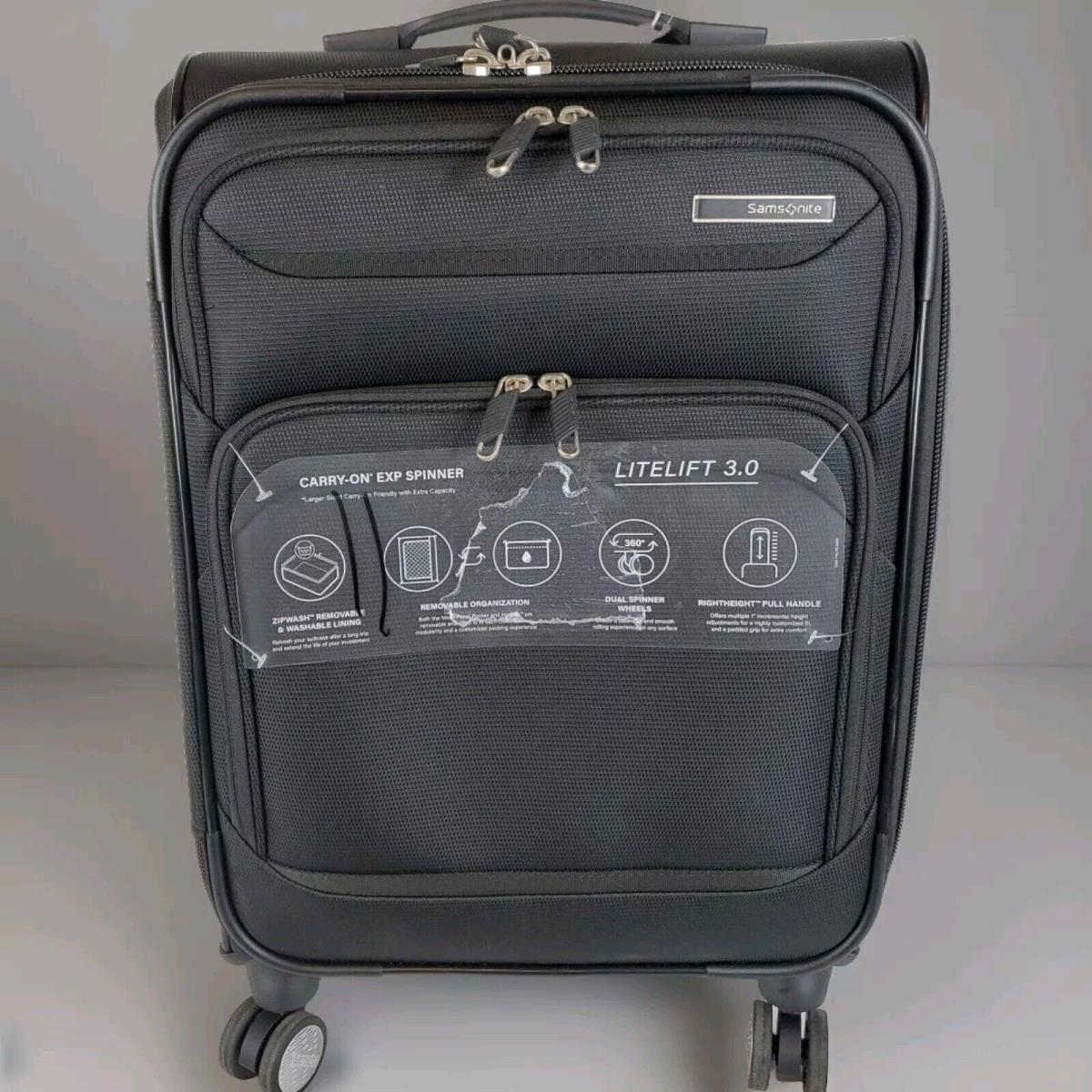 Samsonite Litelift 3.0 20 Carry-on Spinner Trolley Black