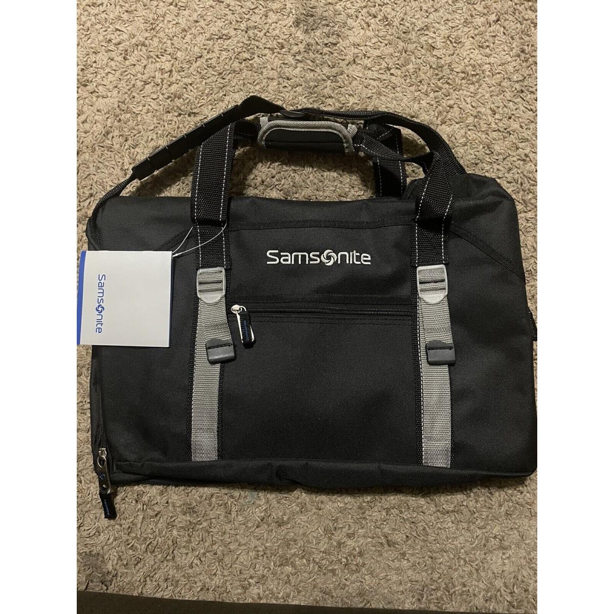 Samsonite To The Club Duffel 20x13x11 Black Golf Travel Bag W/ Shoe Pocket