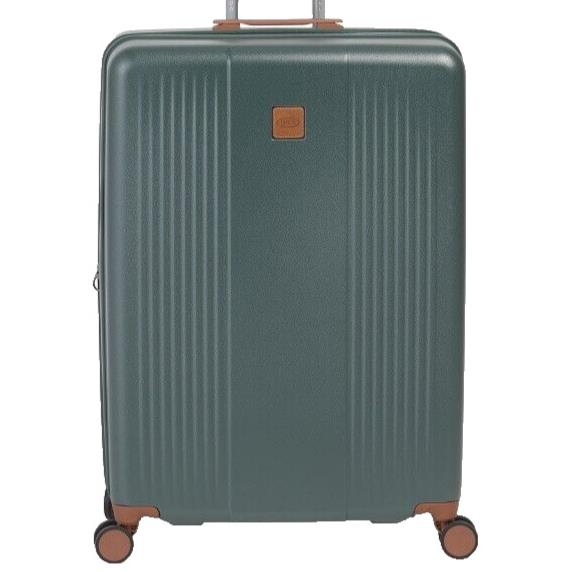 Brics 30in Green Striped Expandable Hardcase Tsa Lock 8 Wheel Spinner