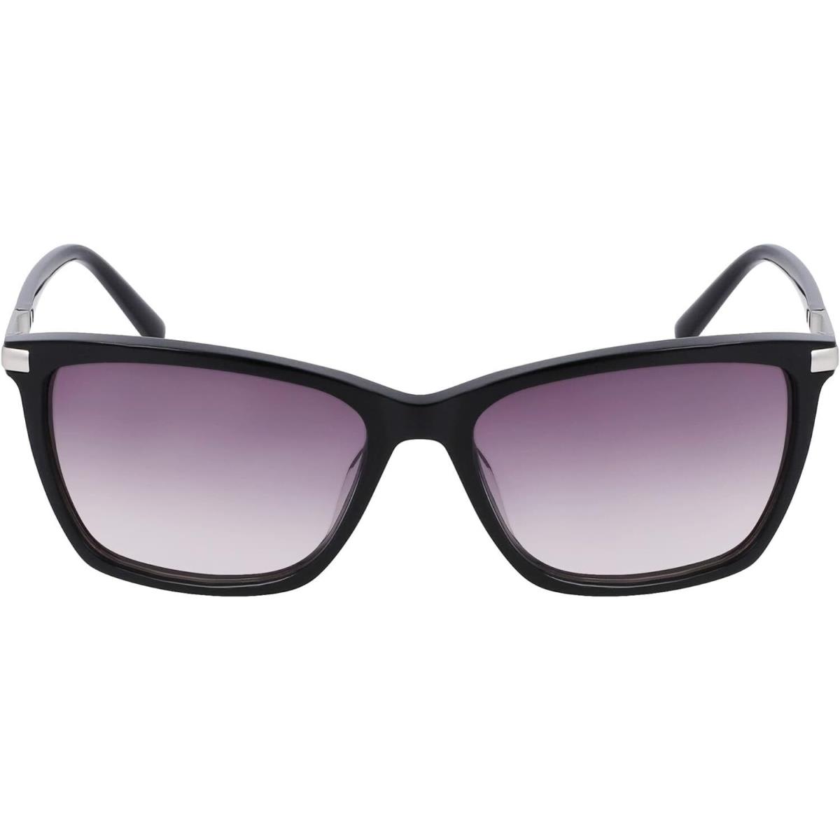 Dkny Women`s DK539S Rectangular Sunglasses Black One Size