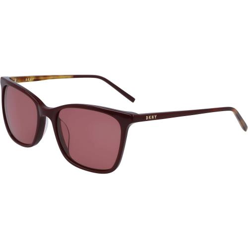 Dkny Women`s Dk500s Square Sunglasses Oxblood