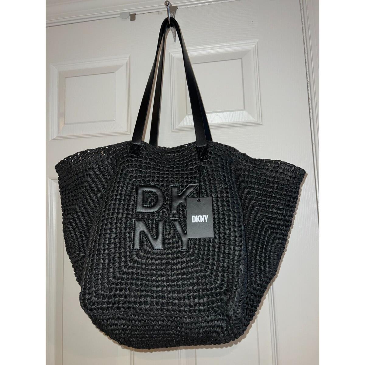 Dkny Paloma R41ADF62 Paper XL Black Tote